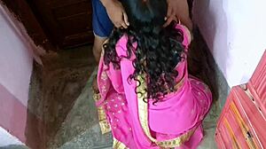 chubby indian bhabhi gets anal creampie with ball licking and cum on ass