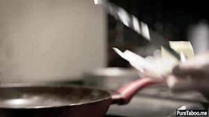 Hot stepdaughter teen 18+ craves stepdad's fat cock riding petite tits bouncing wild