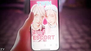 hey wanna 2x1 shemale escort twins threesome deal today