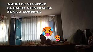 Friend Dives Into Wife's Bed While Husband Heads To Training!