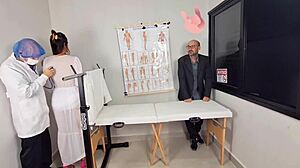 Cuckold Groom Watches Doctor's Gynecological Exam On Blindfolded Bride