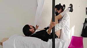 Doctor's perverted gyno exam wrecks hot mexican patient's big ass