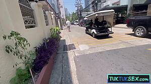 innocent thai teen fucked hard after tuk tuk ride?