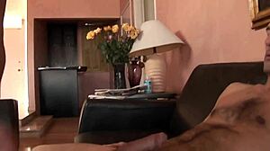 wife chelsea zinn teases lover's cock with wet deepthroat before gaping creampie swallow