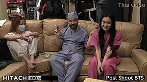 Doctor Tampa Hits Blaires Pierced Pussy With Hitachi Orgasm!