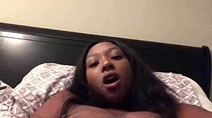 Aries stuffs BBC dildo deep in creamy pussy for squirting outdoor fun