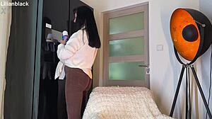 wow private mature brunette dildo fucks hairy pussy home!