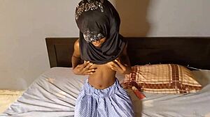 small titted ebony babe rides huge horse cock deep