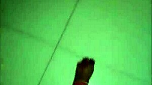 petite latina wife pees with husband in bathroom while clothed in lover's huge cock fetish