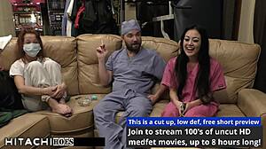 Doctor Tampa Hits Blaires Pierced Pussy With Hitachi Orgasm!