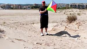 anal fingering at the beach got her so horny they fucked hard at home nonstop