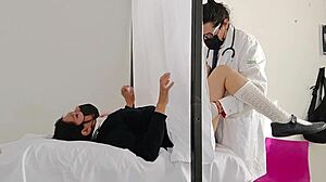 Doctor's perverted gyno exam wrecks hot mexican patient's big ass