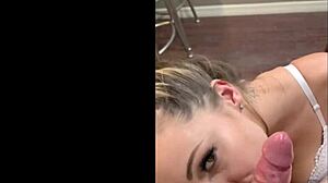 sasha foxxx meets her real boss in office