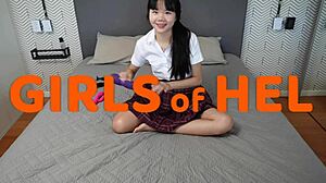 Creampie And Squirt Out Of Cute Japanese Girls Pussy Messy Orgasm