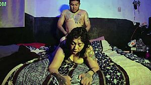 i visit girlfriend's house but end up creampie fucking her milf suegra