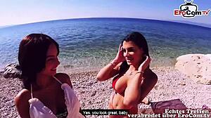 i pickup two horny latinas beach ff m german tourist