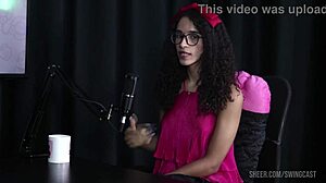 Glamour transsexual Tifany Rocha swings spaghetti-style in sexy lingerie BDSM tease compilation