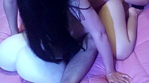Stepsis offers tantaly sex doll threesome i creampie her tight pussy!