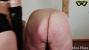 Elegant Dominatrixes Beat Slaves On The Rack