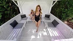 Filthy Foursome: Guy Bangs Girlfriend and Her Hot Russian Friends POV