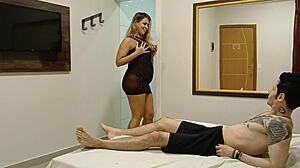 gostosa shows sexy lingerie ends fucking tight pussy multiple orgasms