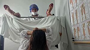 Cuckold Groom Watches Doctor's Gynecological Exam On Blindfolded Bride