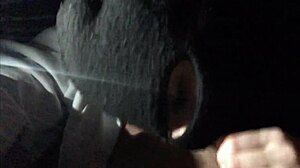 Girlfriend's Wet Femdom Deepthroat in Car Turns Rough