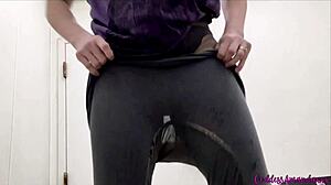 Who pees in sweaty stockings public toilets?