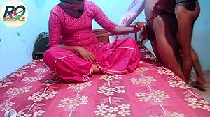 wife stripped salwar shirt for threesome two cocks dp pussy anus hindi moans