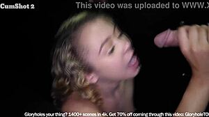 wtf 14 massive gloryhole cumshots swallowed in one go