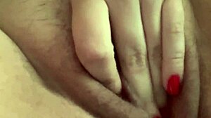 Solo Girl Masturbates Her Big Natural Tits