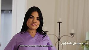 Nicole Aria And Summer Col Fist Wet Latina Lesbians In Raw Horny Competition