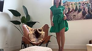 ripping lingerie to tease my wet pussy and huge clit