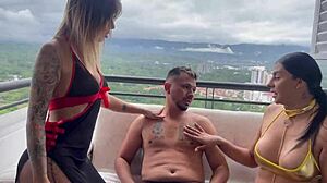 Ever wonder how dirty a trio gets with two perfect-titted colombian sluts like melani rincon?