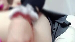 linda jovencita ladyboy masturbates anal solo rubyqueen hot