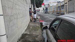 MAMEI UM NEGÃO DOTADO PUBLIC BIG COCK DOGGY WHILE HUBBY FILMS