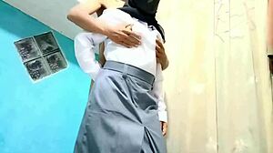horny schoolgirl siswi sma parties with sex toys and boyfriend