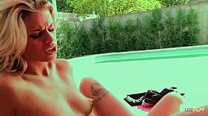 Small Titties And A Wet Oyster On A Perfect Blonde Licked And Fingered By Her Emo Girlfriend
