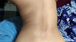 HERMANASTRO POUNDS PETITE 18+ LATINA ASS DOGGY QUICKIE FACIAL