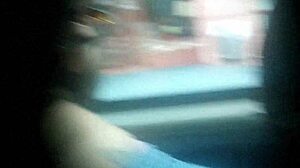 We Nearly Got Caught Flashing Boobs And Deepthroating On The Bus!