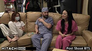 Doctor Tampa Hits Blaires Pierced Pussy With Hitachi Orgasm!