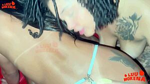 emo latina deepthroats negao's monster cock with curly swinger