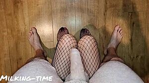 amazing pov penis massage with milking