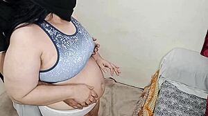 Indian Girlfriend Gets Last Anal Fuck