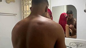 dupla penetracao com a ruiva milf putinha e creampie na buceta gostosa dela