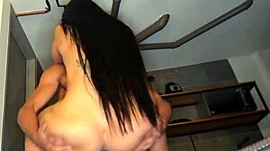 Big ass fitness latina milf fucks young athletic guy