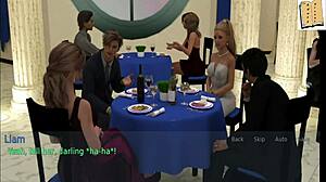 A Wife And Stepmother Play Naughty Holiday Games