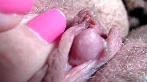 Huge Clit Rubbing Leads To Intense Orgasm