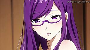 Rize from tokyo ghoul shapes her new filthy puppy fingering joi