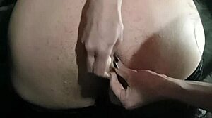Girlfriend puts banana in my ass